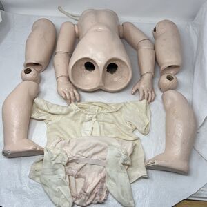 Lot Doll Torso Parts Limbs Joints Pieces AS IS For Large Doll